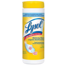 Lysol diisinfecting wipes